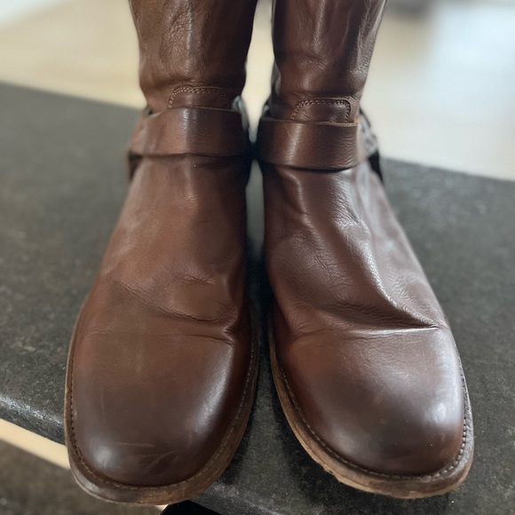 Men’s Frye leather harness boot size 11.5 - Picture 2 of 6